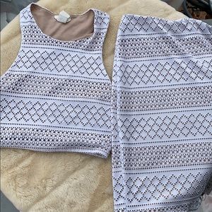 Top skirt set